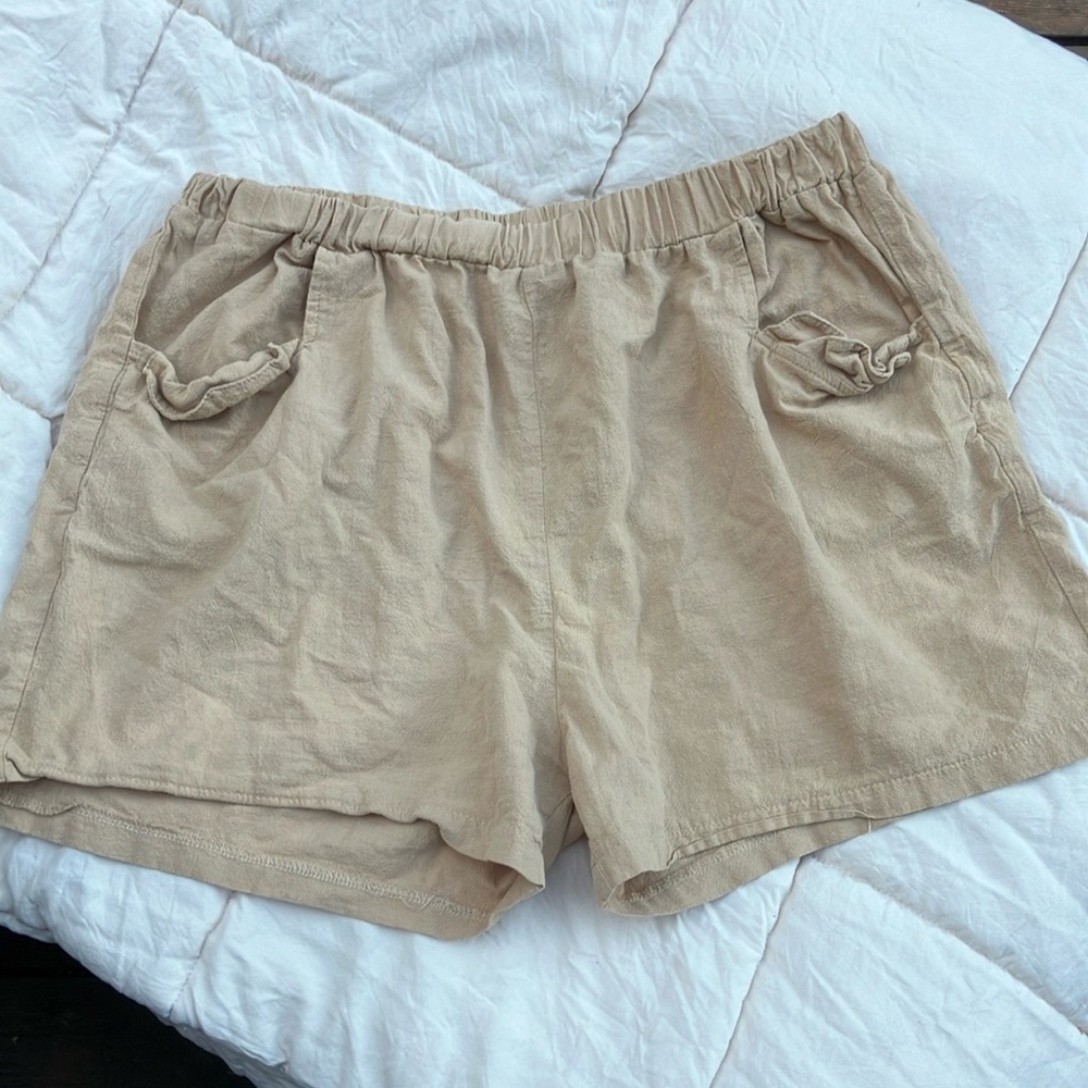 MISSLOOK Tan  Casual Shorts 2X